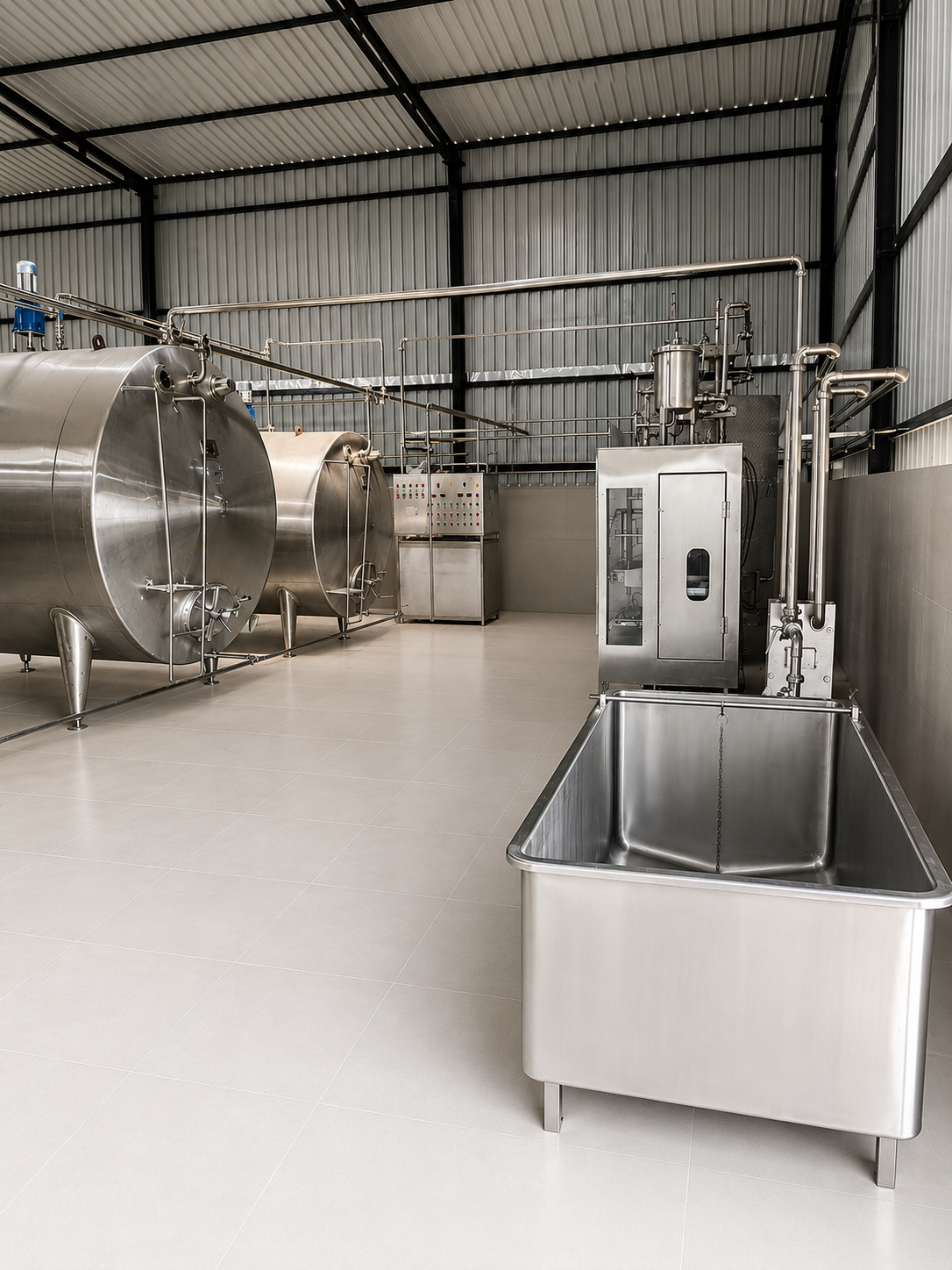Milk Processing Plant — dairy and food processing equipment by Rozi Engineering Works, Pune