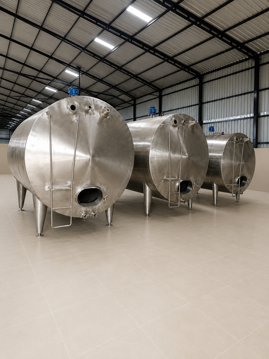 Milk Storage Tank — dairy and food processing equipment by Rozi Engineering Works, Pune