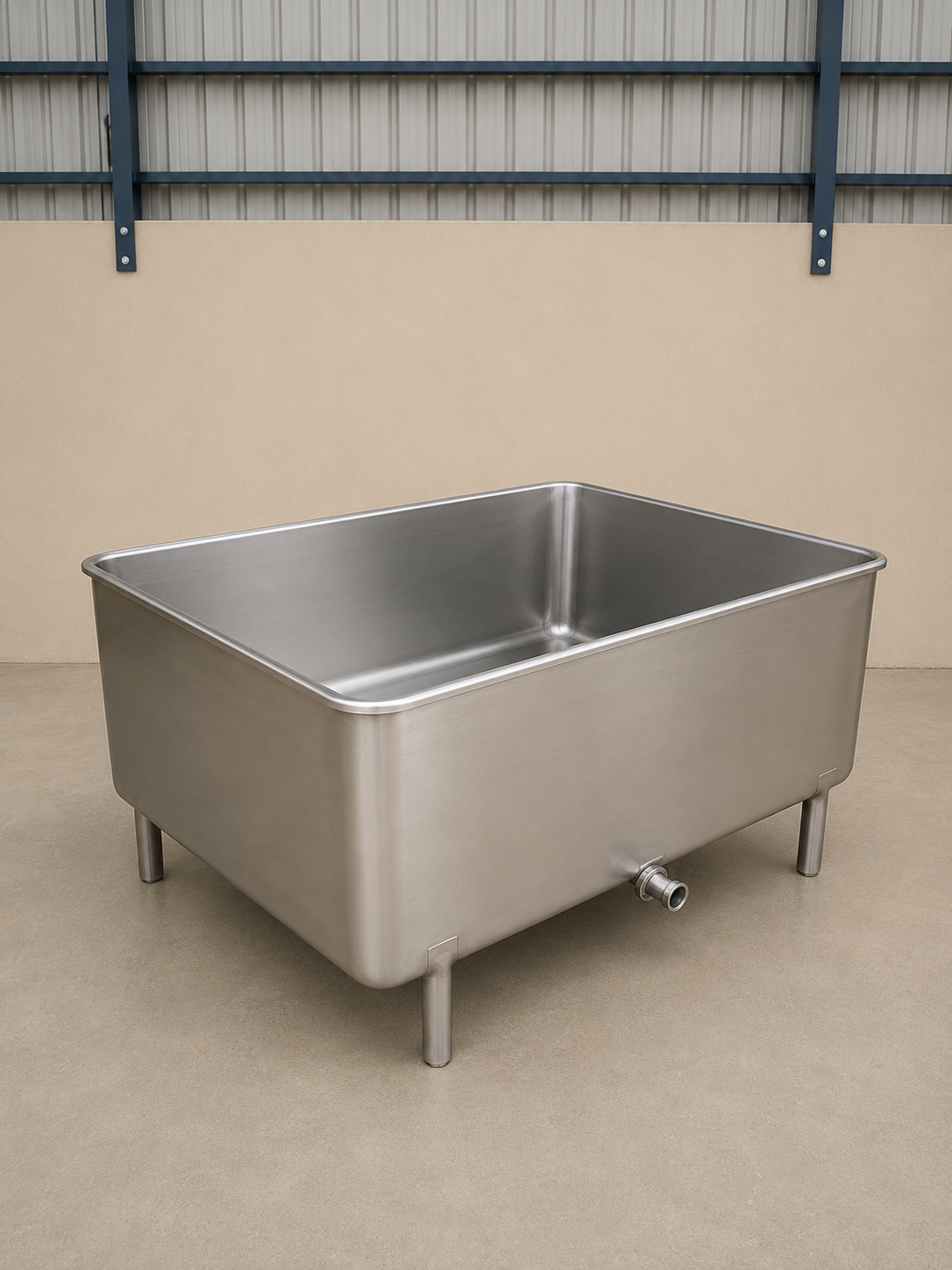 Dump Tank — dairy and food processing equipment by Rozi Engineering Works, Pune