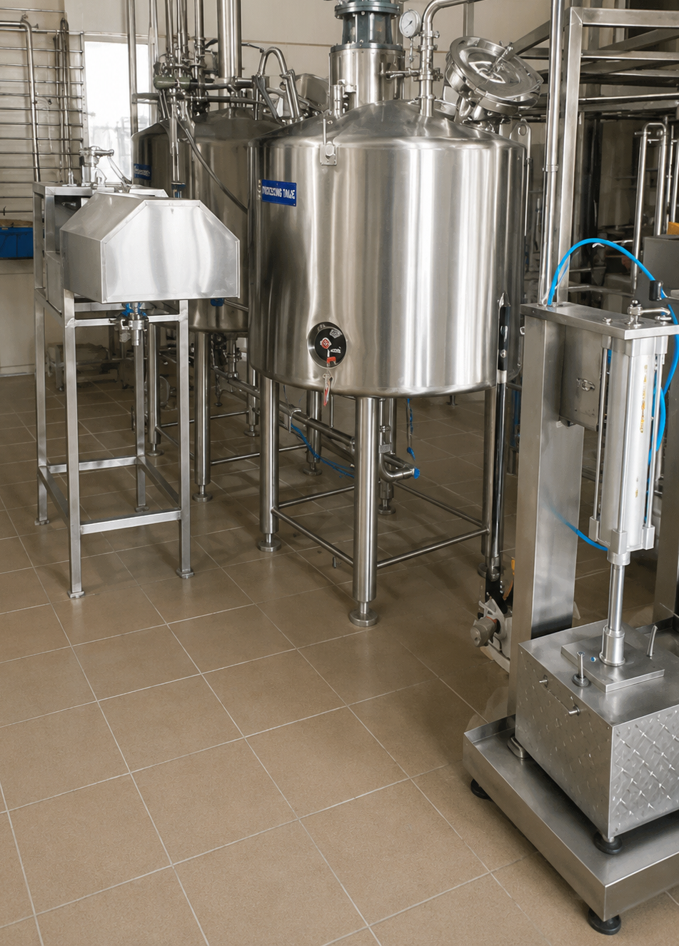 Paneer & Cheese Plant — dairy and food processing equipment by Rozi Engineering Works, Pune
