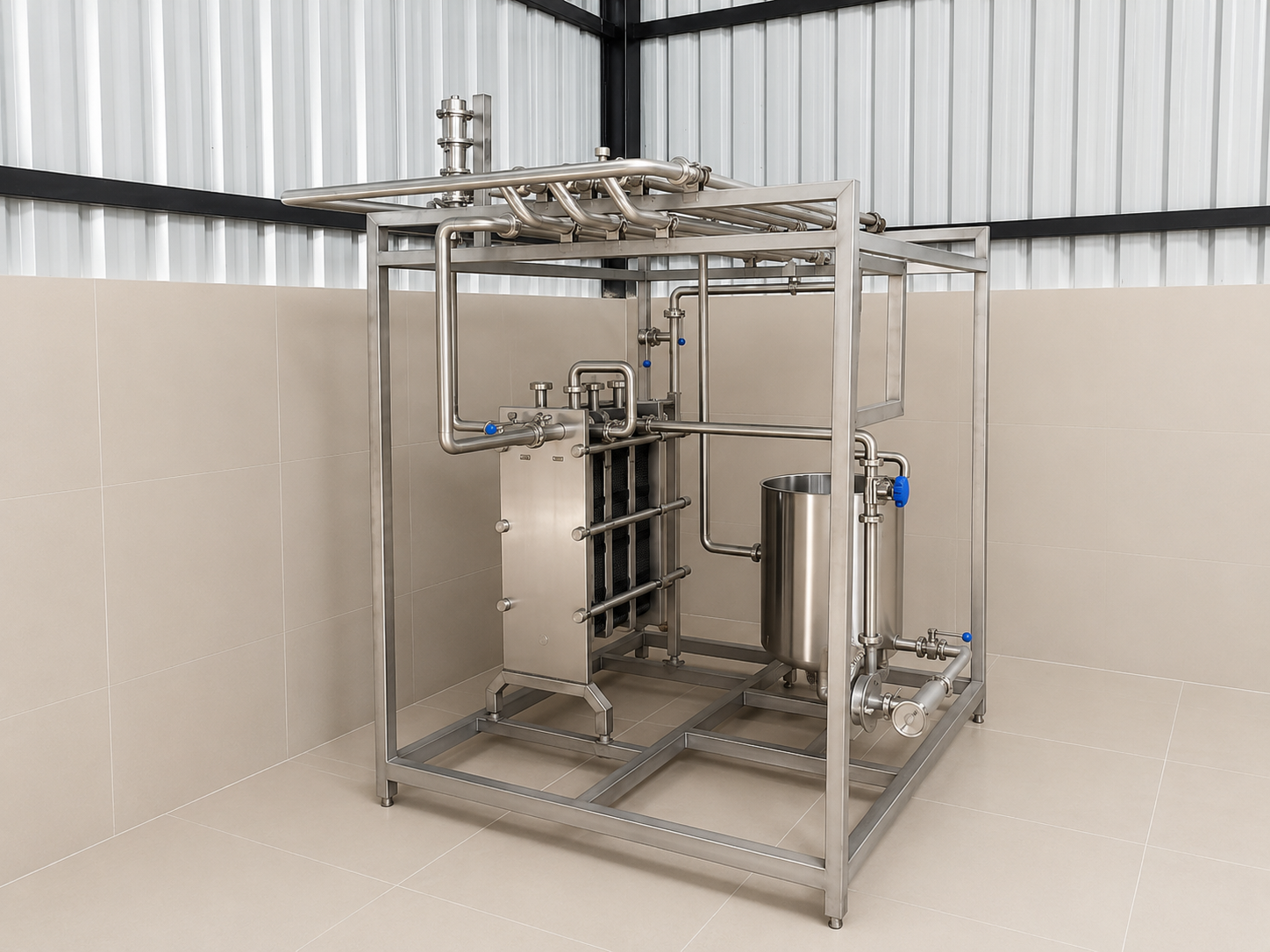 Milk Pasteurizer — dairy and food processing equipment by Rozi Engineering Works, Pune